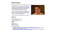 Desktop Screenshot of neilconway.org