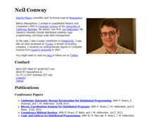 Tablet Screenshot of neilconway.org